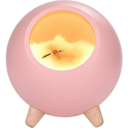 Cat pet atmosphere lamp USB charging cute cartoon Home Decorative Desk Lamp