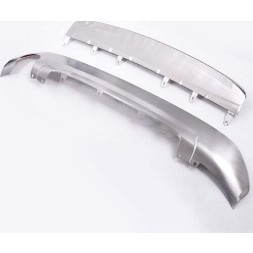 For BMW F48 X1 2016 2017 Car-styling Stickers 304 Stainless Front Rear Bumper Protector Plate Cover Trim