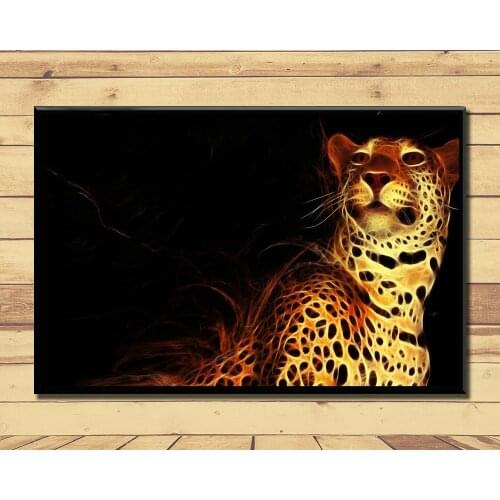 Jaguar Strong And Fast Land Animal (42) Wall Posters Prints Silk Art Painting For Home Wall Bedroom Decor