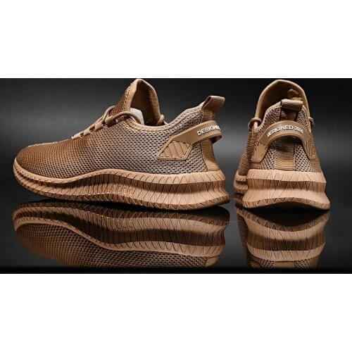 Breathable Air Mesh Yellow Tennis Lightweight Mens Sneakers Lace Up Men Casual Shoes Comfortable Man Running Footwear Size 47