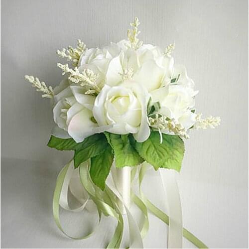 Hot sale 1pc Bridal Hands Bouquet Wedding Gossamer Hand Bouquet Simulation Flower Ball Photography Studio Props Wedding Bouquet