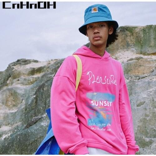 Cnhnoh Chic Hiphop Fashion Pullover HOODIE Harajuku Style Hand-Painted Printed Hip-Hop Hoodie Couple Loose Hooded 9330