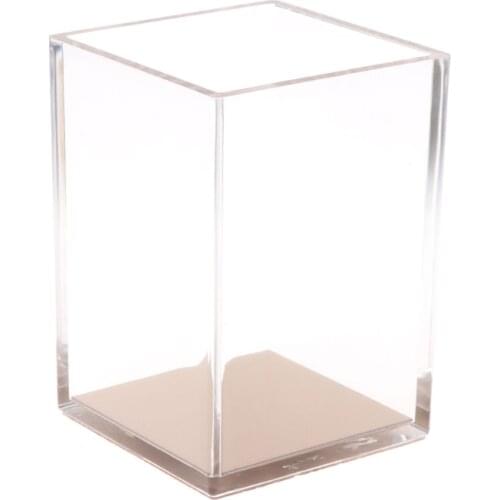 2021 New Desk Organizer Transparency Pencil Case Pen Container Rose Gold Cup Stationery