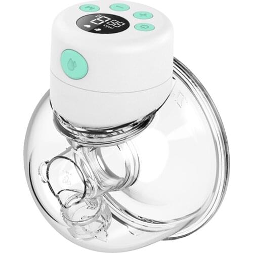 Portable Electric Breast Pump Silent Wearable Milker Breastfeeding Supplies
