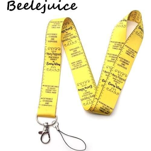 Funny Letters Lanyard for Keys Phone Cool Neck Strap Lanyard for Camera Whistle ID Badge Cute webbings ribbons Gifts