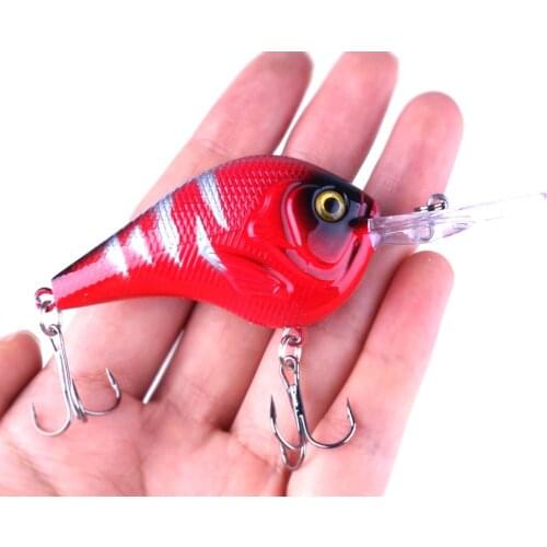 HENGJIA 1pcs Crankbait Wobblers 9.5cm 11g Hard Fishing Tackle Swim bait Crank Bait Bass Fishing Lures 9 Colors pike perch