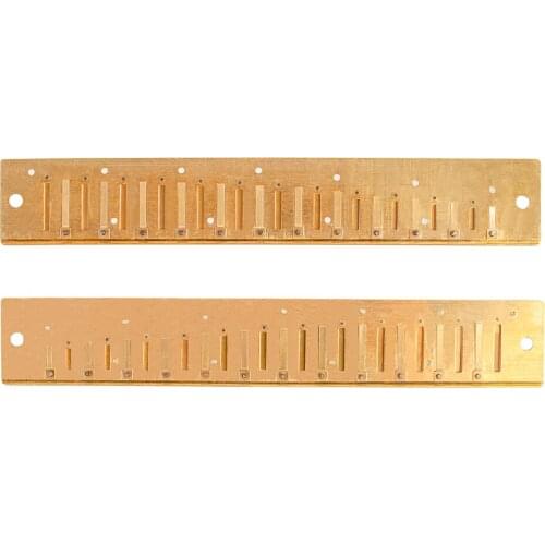 10/24 Hole Harmonica Comb w/ Reeds C Key For All Styles Of Music