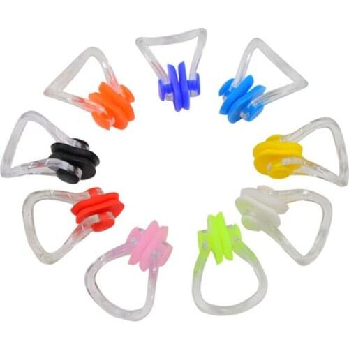 50pcs/lot Kids Girls Soft Silicone Swimming Nose Clip Diving Surfing Swim Nose Protective Prevent Water Clips Swim Accessories