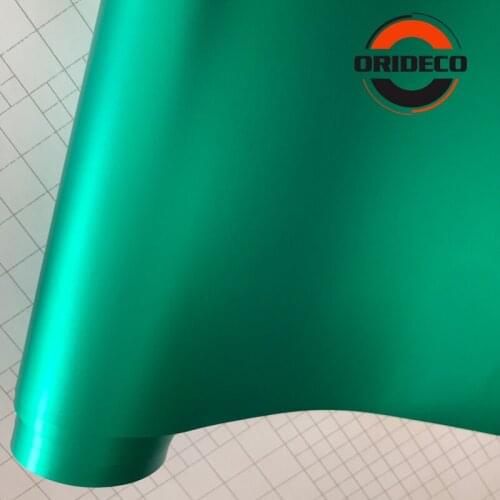 152X10/20/30/40/50CM Lake Blue Ice Metallic Matt chrome Vinyl Car Wrap Film With Air Release Car stickers foil