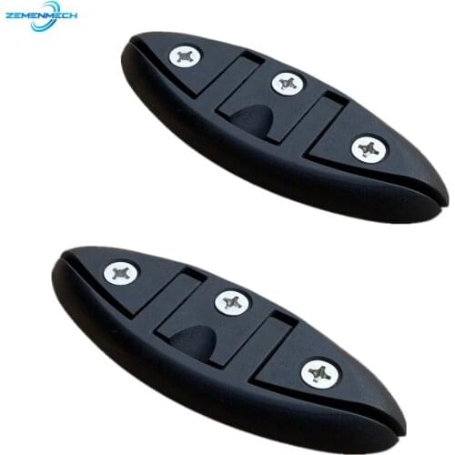 2PCS Boat Accessories Nylon Sailboats Flip Up Folding Pull Up Cleat Dock Deck Boat Marine Kayak Hardware Line Rope Mooring Cleat