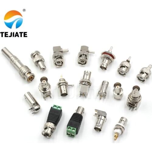 2PCS BNC Adapter K-J-KY-KYWE-KW-KE-KYE Bent-header Connector Q9 Video-monitoring Component