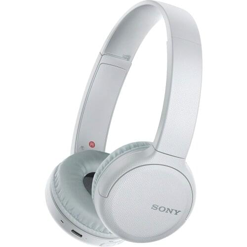 Sony Wireless Headphones WH-CH510: Wireless Bluetooth On-Ear Headset with Mic for Phone-Call, White