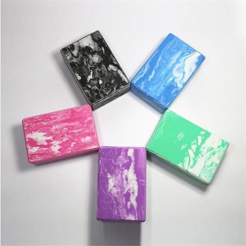 2 Pcs Camouflage Yoga Blocks EVA High Density Pilates Brick for Gym Training Home Exercise Fitness Equipment 7.5 x15 x 23cm