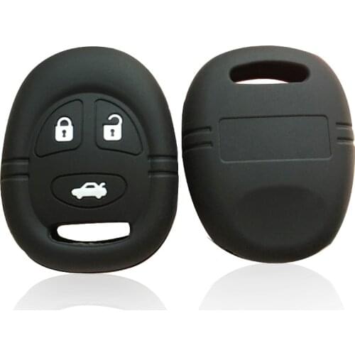 Silicone Car Key Cover Case for Saab 9-3 Classic 9-5 2005 Car Accessories Cover Keyless Fob Skin Keyring Key Holder Protector