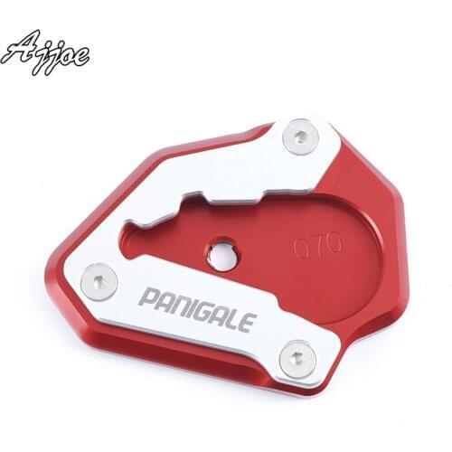 For Ducati 848EVO 1098 1198 Motorcycle Kickstand Foot Side Stand Extension Pad