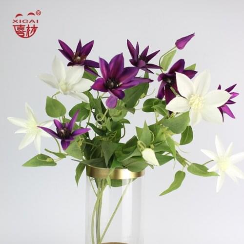 EXTRA10%OFF/3LOTS) (3/4/5)Pieces/Lot 3-Heads/PC Quality Home/Party Decoration Silk Lotus Flowers Small Artificial Lotus Bouquet