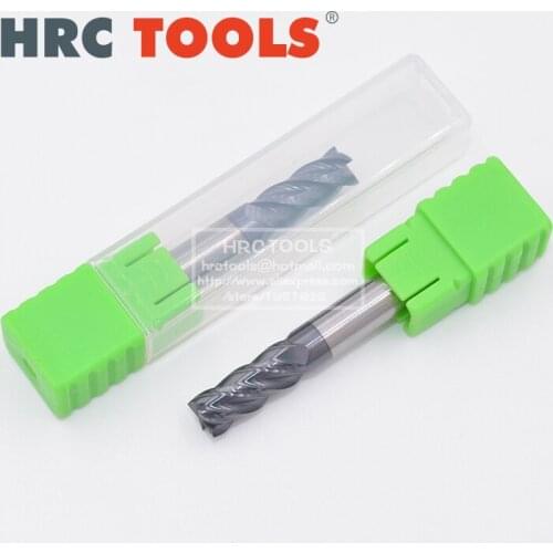J13-d6x30Hx6Dx100L SOLID CARBIDE TiAIN SPIRAL FLAT CNC ENDMILL CUTTING TOOLS 4 FLUTE