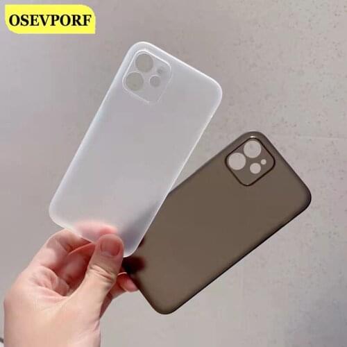 Matte Ultra Thin PP Case Shockproof Slim Clear Soft Cover For iPhone 12 Mini 11 Pro Max XR X XS 6 7 8 Plus SE Luxury Capa Fundas