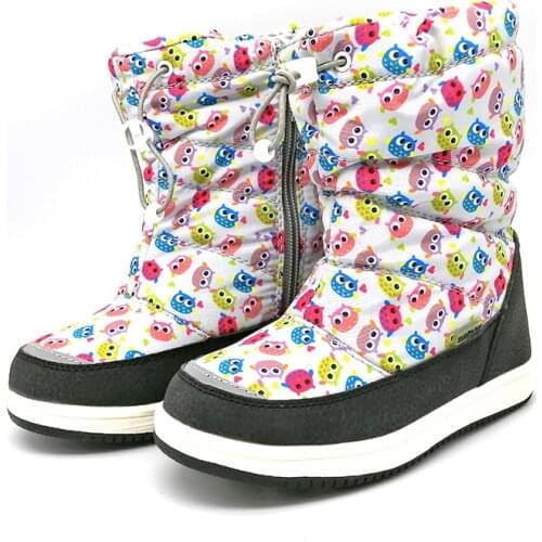 New 1pair winter Wool Snow Boots Waterproof Children shoes ,KID girl non slip warm Boots