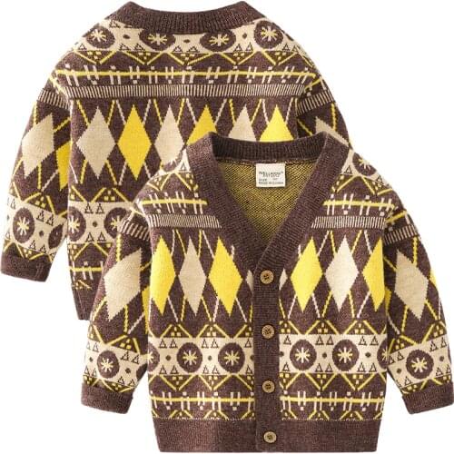 2021 New Arrival Autumn Fashion Clothes Childrens Clothing Baby Boy Casual Sweaters Cardigan Kids Long Sleeve Clothes Ropa Bebe