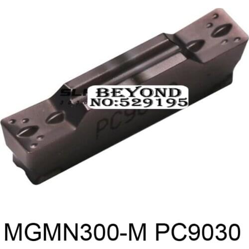 Original MGMN300-M PC9030 MGMN300 Two-headed CNC MGMN300 MGMN 300 Carbide Inserts Lathe Cutter Tool Parting Off Grooving
