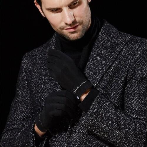 Fall and Winter Touch Screen Gloves Derong Self-heating Mens Outdoor Riding Windproof Warm Gloves