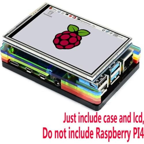 Raspberry pi 4 model B 3.5 inch LCD 3.5inch LCD case for 4B