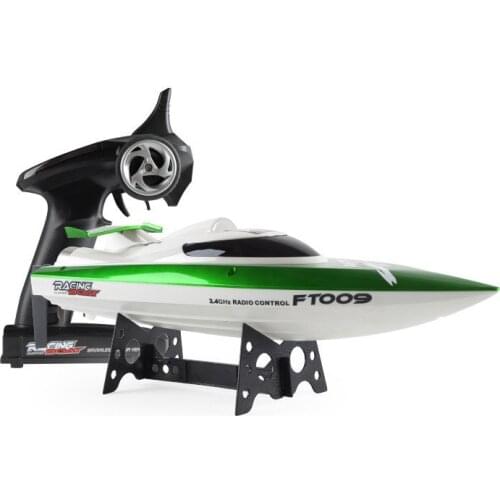 [Funny] 2.4GHz 4CH 30KM/H Remote control High speed speedboat Racing toy RC Racing boat Rowing model 150M Control Distance toy