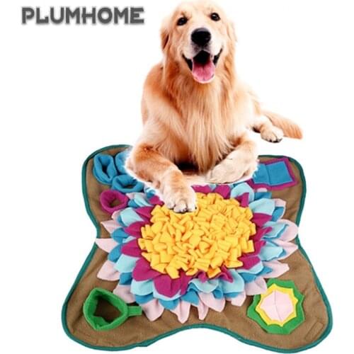 Pet Dog Snuffle Mat Nose Smell Home Training Sniffing Pad Dog Puzzle Toy Slow Feeding Bowl Food Dispenser Carpet Hot Sale