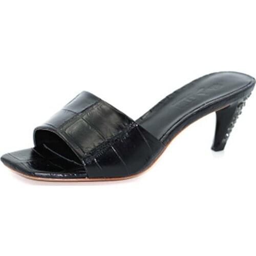 Hubu pure manual crocodile slippers women crocodile shoes Womens shoes sandals women shoes Female slippers women slippers