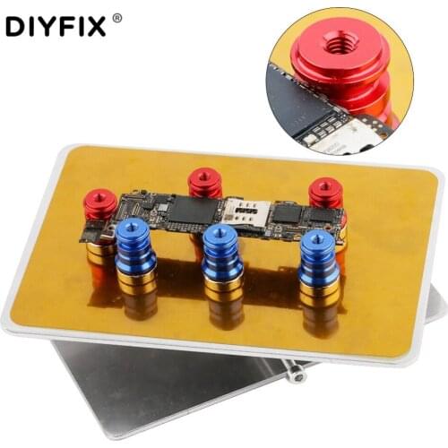 Universal PCB Circuit Board Holder Jig Rotatable Fixture Movable Magnetic Repair Work Station for iPhone iPad Android Hand Tools