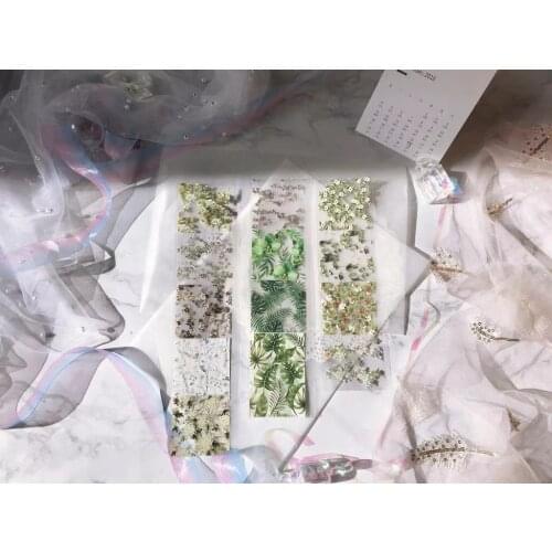 Vintage Green Plant Washi Tape for Card Making Bullet Journal DIY Scrapbooking Decorative Sticker