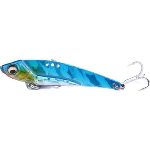 1Pcs Metal VIB Hard Bait Vibrator 6.5cm 11g Vibration Wobbler Bass Bait Artificial Fishing Lure For Sea Fishing