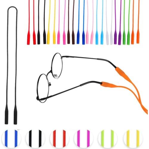 2Pc Silicone Eyeglasses Straps Sunglasses Chain Sports Glasses Elastic Band Cord Anti Slip String Ropes Eyewear Accessories