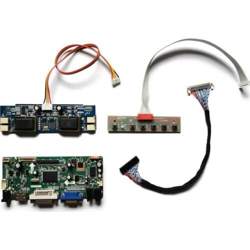30-Pin For M190Z1/M210W1/M220Z1/MT216WW01/MT220WW01 4CCFL screen M.NT68676 display drive board kit VGA+DVI LVDS 1680*1050