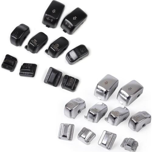 Motorcycle Accessories 10Pcs Replacement Housing Switch Cap Button Cover For Softail Dyna Springer Road King Heritage Nig