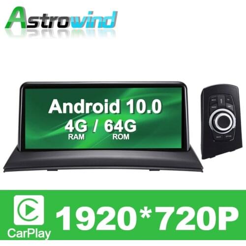 10.25 inch 8 Core 4G RAM 64G ROM Android 10.0 System Car GPS Navigation Media Stereo Radio For BMW X3 E83 2004-2009 with idrive