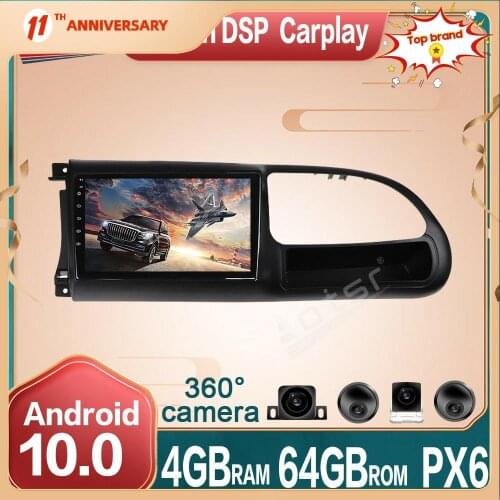 Android Car Multimedia Radio DVD Player for Ford Transit 2010- 2016 64GB Auto GPS Navigation 360 panoramic Camera HD DSP Carplay