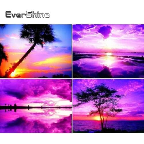 Evershine Diamond Painting Full Square Scenery 5D Diamond Embroidery Sale Scenic Diamond Mosaic Landscape Rhinestones Pictures