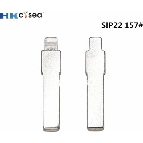 HKCYSEA KD KD JMD VVDI Remote Uncut Blank Metal Blade Type #157 SIP22 for Fiat Alfa Car Key Remote