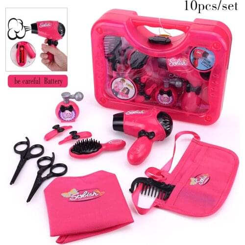 Simulation home toys childrens make-up box jewelry box toys girls beauty salon makeup set birthday gift toys Toolbox For Girl