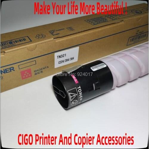 For Konica TN-321 TN-321K TN-321C TN-321M TN-321Y Toner Cartridge,For Konica C224 C284 C364 224 284 364 Standard Capacity Toner