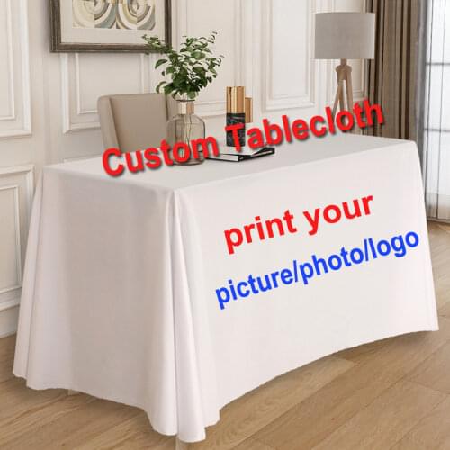 Print Your Picture On The Tablecloth Map EuropeanTable Cloth For Picnic Party Linen Cotton Table Cover Customize personality