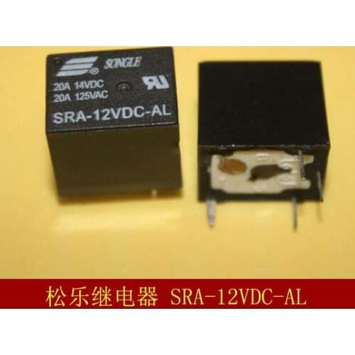 New relay SRA-12VDC-AL 12V DIP4 20A 10pcs/lot