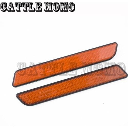 Motorcycle Fork Leg Reflector For Sportster 883/1200 Dyna Touring Electra Glide Sofitail V-Rod Front Fork Leg Reflector