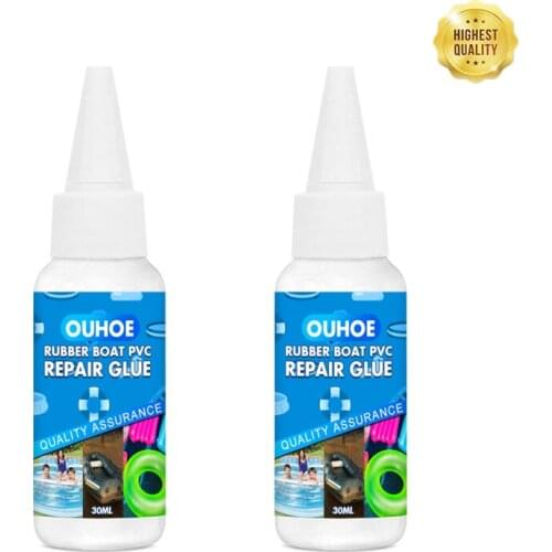 30ml Strong Pvc Repair Glue Swimming Pool Lifebuoy Pad Repair Rubber Boat Inflatable Boat Pool Waterproof Adhesive Home Supplies