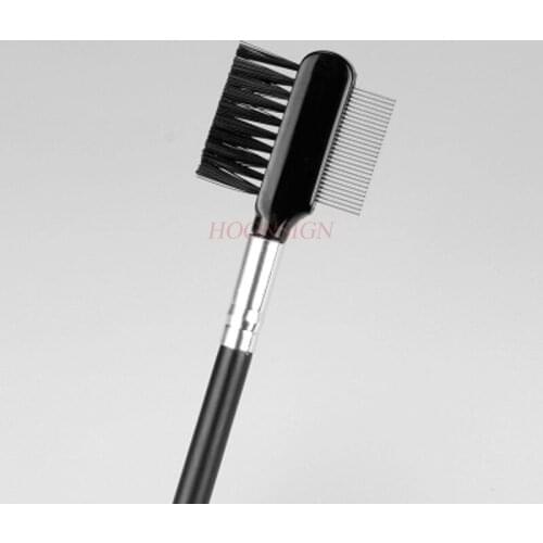 Eyebrow Double Head Brush Eyelash Comb Eyebrow Brush Graft Eyelash Comb Makeup Tool Small Steel Brush Sale