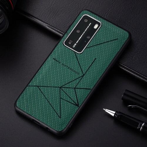 Silicone Weave texture Case For Huawei P40 Lite Pro Nova 6 SE 5G leather Case for Huawei P40 Lite Pro Nova 6 SE 5G Case