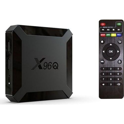 X96Q TV Box Replacement for Android 10.0 Supoort 4K Playback Remote Control 2GB+16GB Media Player
