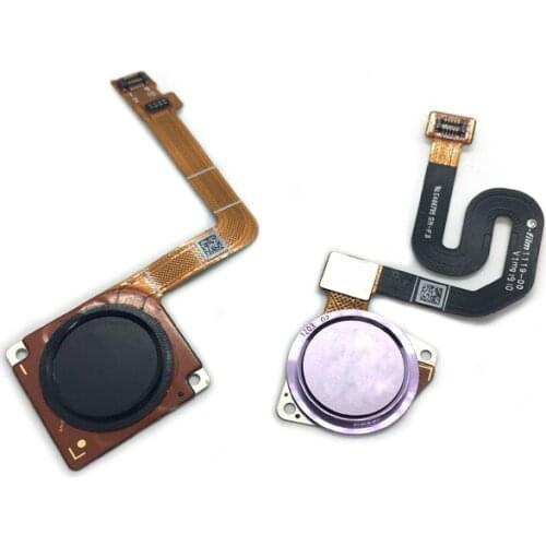 50pcs Home Finger Reader Fingerprint Reader Touch ID Sensor Return Key Home Button Flex Cable For Motorola Moto G7 Plus Power
